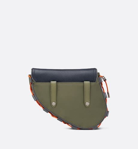 dior saddle sacai|Mini DIOR AND SACAI Saddle Bag Olive Technical Fabric and .